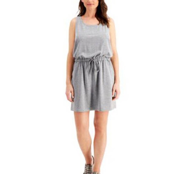 IDEOLOGY Activewear Dress Drawstring Pockets- Stormy Heather - Picture 1 of 1